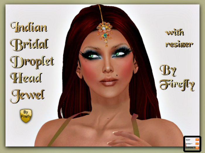 Indian Bridal Droplet Head Jewel