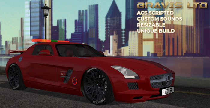 Bravis LTD SLS AMG GTS Safety Car  Container