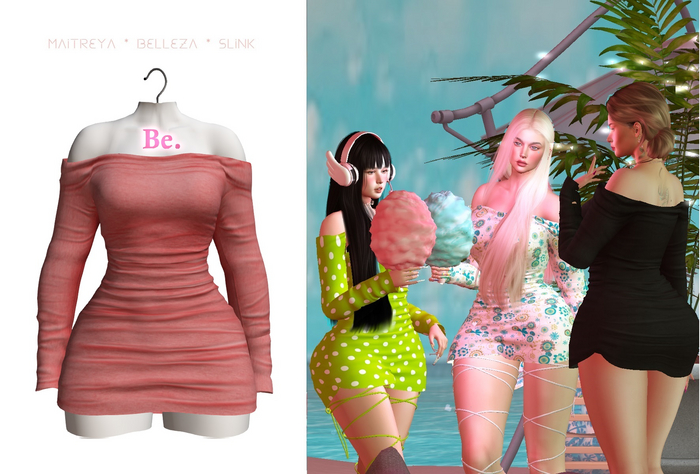 Be. Lyn Dress. PEACH