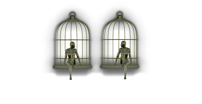BONAFIDE - Art deco Prision Thinks  Gold