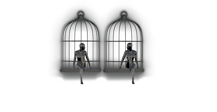 BONAFIDE art Deco Priison Thinks Silver