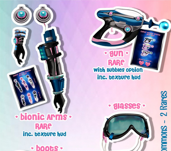 Luas Cyber Bunny Gun RARE