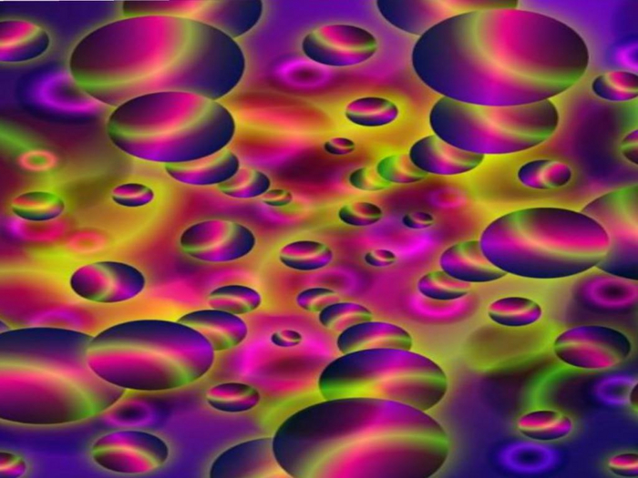 3D Neon Balls Texture