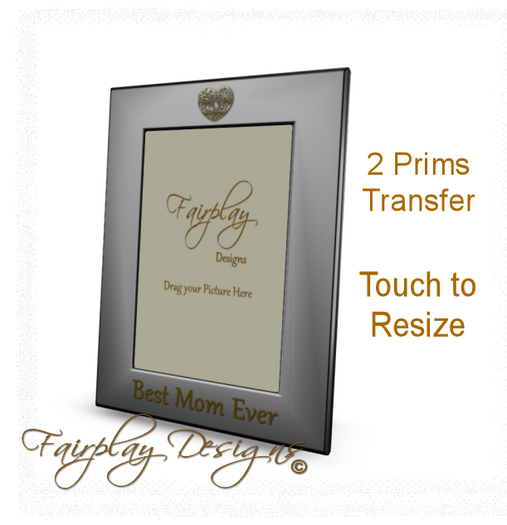 ~R~Best Mom Ever Silver Frame~