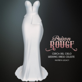 POISON ROUGE Cerca del Cielo Wedding Dress Celeste