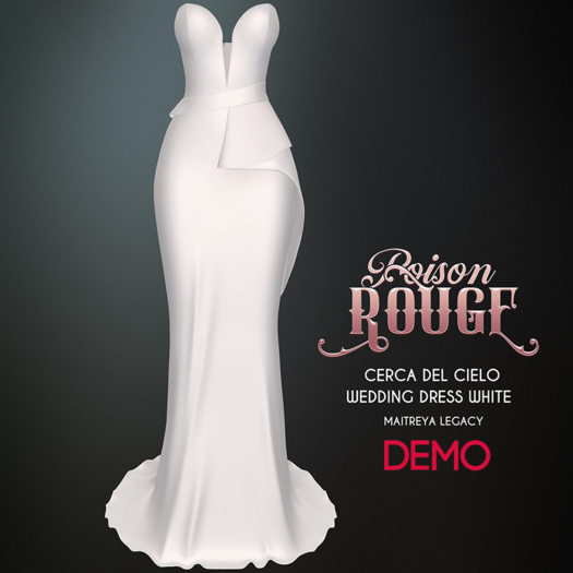 POISON ROUGE Cerca del Cielo Wedding Dress DEMO