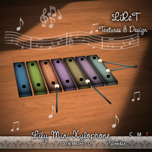 ::LiReT :: Mini Lily Xylophone en Bois