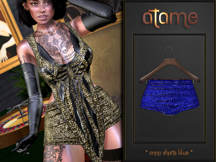 AtaMe - Anna Shorts Blue