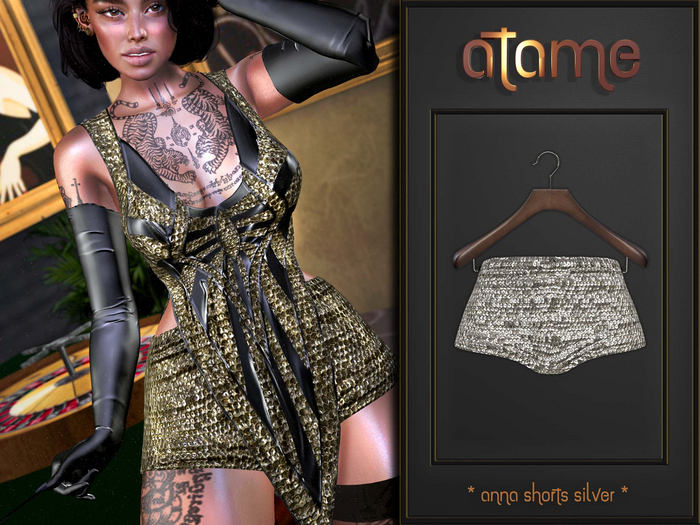 AtaMe - Anna Shorts Silver