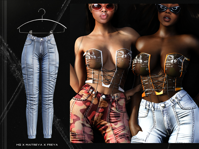 PLX. "Moto " Jeans // Lighten // 