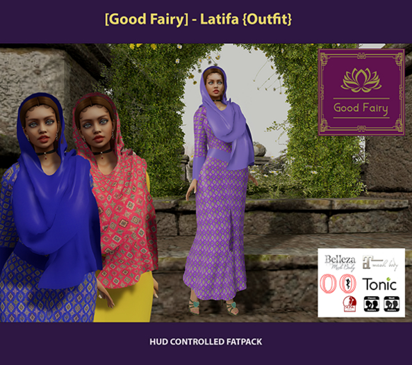 [Good Fairy] - Latifa {Outfit} *FATPACK*