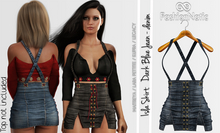 Isla Skirt Dark Blue Jeans - Denim - Maitreya Lara, Lara Petite, Kupra Original, Legacy - FashionNatic