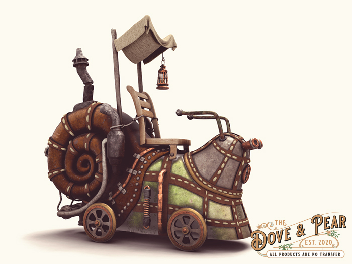 The Dove & Pear :: - Steampunk Snail Rider