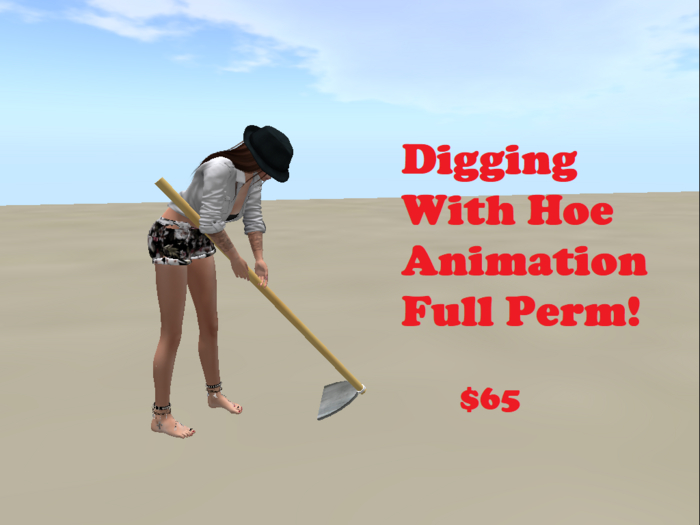 Dig With Hoe Animation