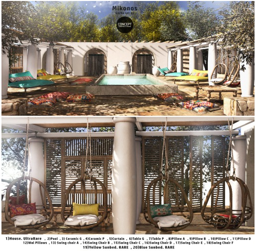 02. Concept} Mikonos. Pool..