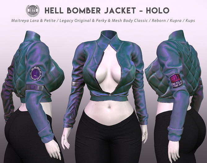 [Since1975] Hell Bomber Jacket Holo