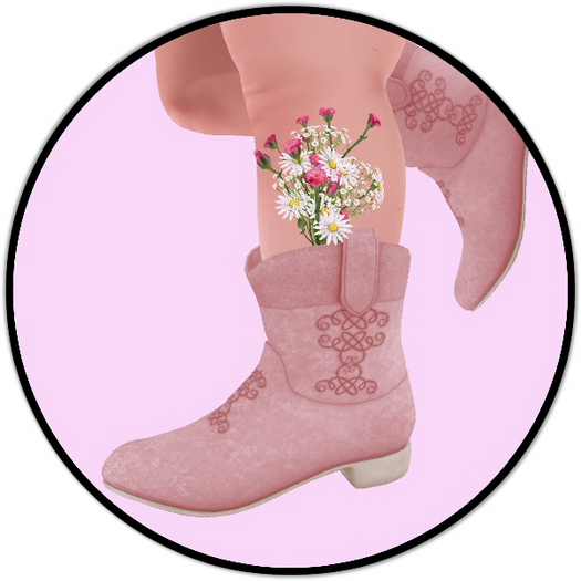 Co-Co Wildflowers Boots - Blush