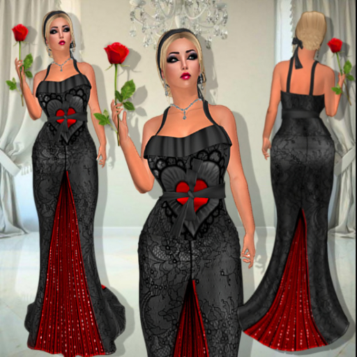Miranda Mesh Mermaid Gown Vamp