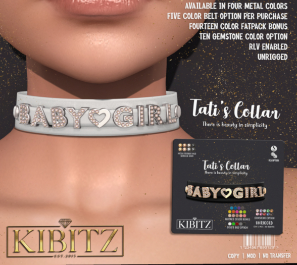 Kibitz - Tati's collar - gold