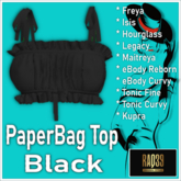 [R39] Paperbag Top-Black