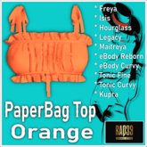 [R39] Paperbag Top-Orange