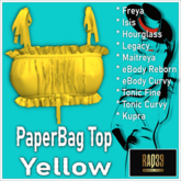 [R39] Paperbag Top-Yellow
