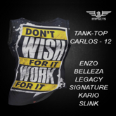 IMPACTS- TANK TOP CARLOS 12  ENZO/BEL/LEG/SIG/KARIO