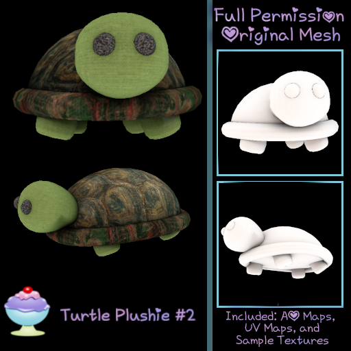 [Sherbert] Full Perm Turtle Plushie #2 (ADD) *Retirement Sale*