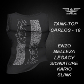 IMPACTS- TANK TOP CARLOS 18 ENZO/BEL/LEG/SIG/KARIO
