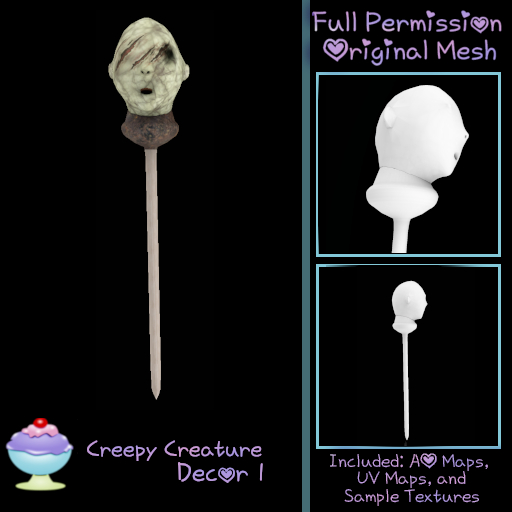 [Sherbert] Full Perm Creepy Creature Decor 1 (ADD)