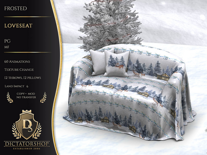 [Ds] Frosted - Loveseat PG