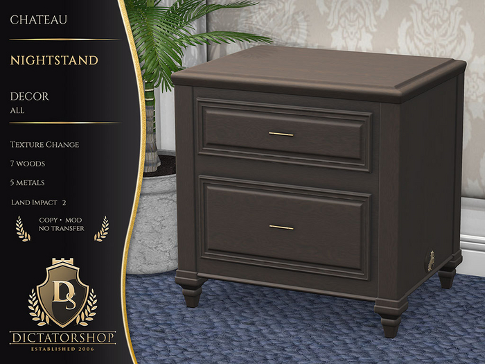 [Ds] Chateau - Nightstand Decor