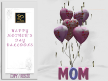 BMC4047 - HAPPY MOTHER'S DAY  BALLOONS - TOUCH TO RESIZE
