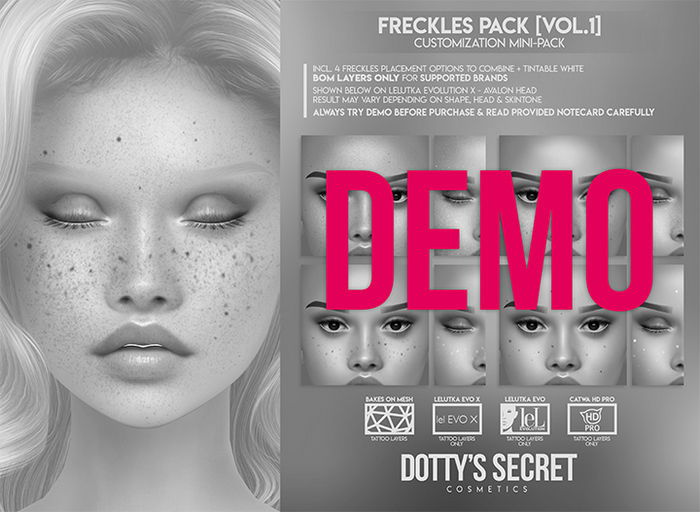 Dotty's Secret - Freckles Pack [Vol.1] [DEMO]