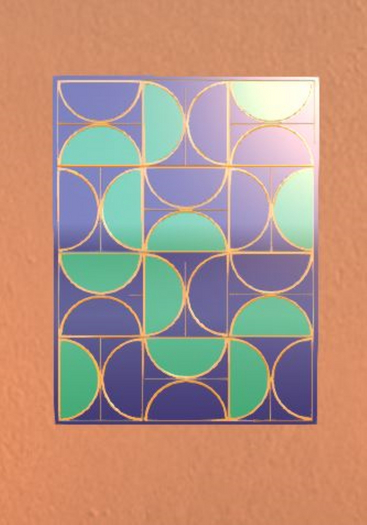 Art deco wall decor