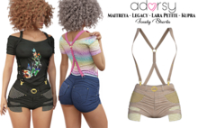 adorsy - Joudy Shorts Brown - Maitreya/Legacy/Petite/Kupra