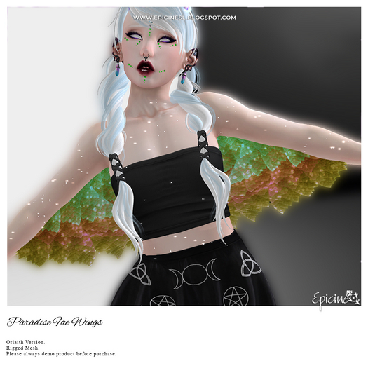 Epicine - Paradise Fae Wings - Orlaith Version