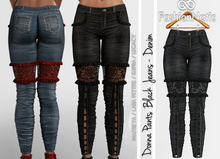 Donna Pants Black Jeans - Denim - Maitreya Lara, Lara Petite, Kupra Original, Legacy - FashionNatic