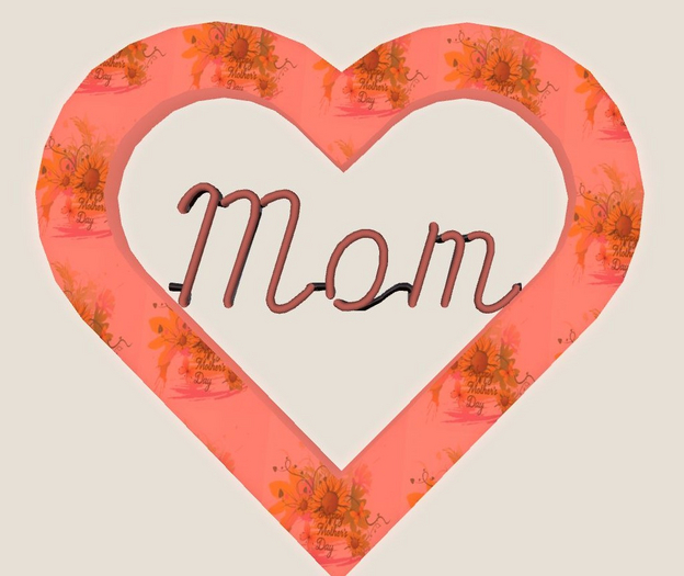 Mothers Day Heart / Neon