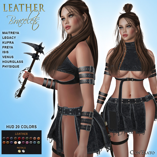 [ConTrato] Leather Bracelets