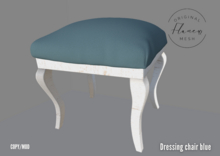 [Flaneur] -Dressing chair blue