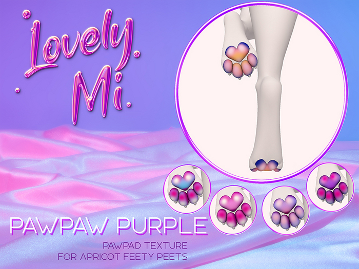 Lovely Mi - PawPaw Purple for AP Feety Peets