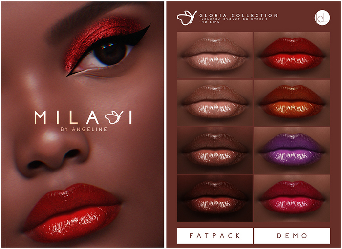 MILANI Cosmetics "Gloria" Lips (FATPACK)