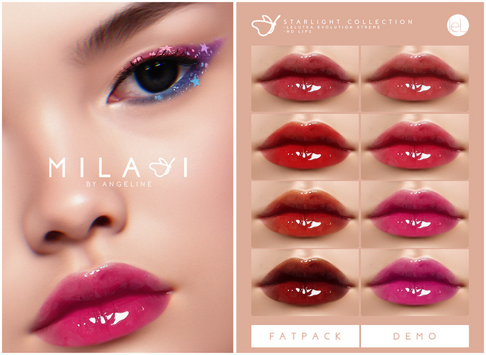 MILANI Cosmetics "Starlight" Lips (FATPACK)
