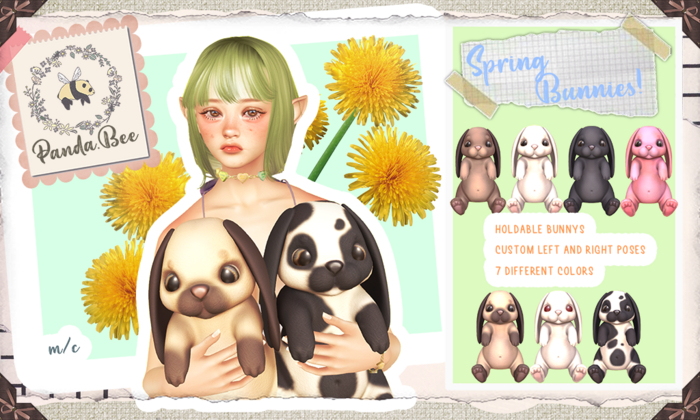 PandaBee - Spring Bunnies! - Spotted