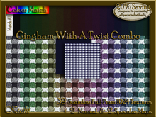 Gingham With A Twist Combo Seamless Texture Set