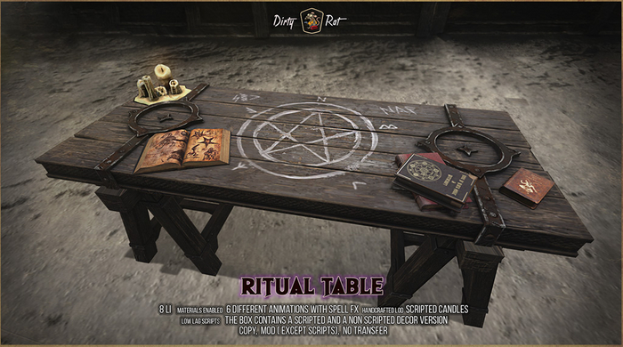 Dirty Rat - Ritual Table