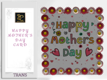 BMC4048 - HAPPY MOTHER'S DAY CARD WITH DAISIES