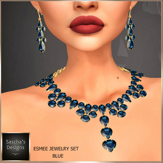 SAS - Esmee Blue Jewelry Set 