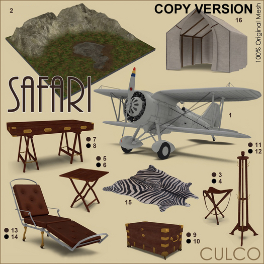 -Culco- Safari Complete Set